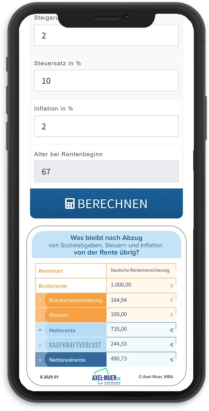 Rechner im iPhone